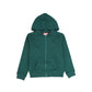 HUGO HUNTER GREEN ZIP UP HOODED SWEATSHIRT [FINAL SALE]