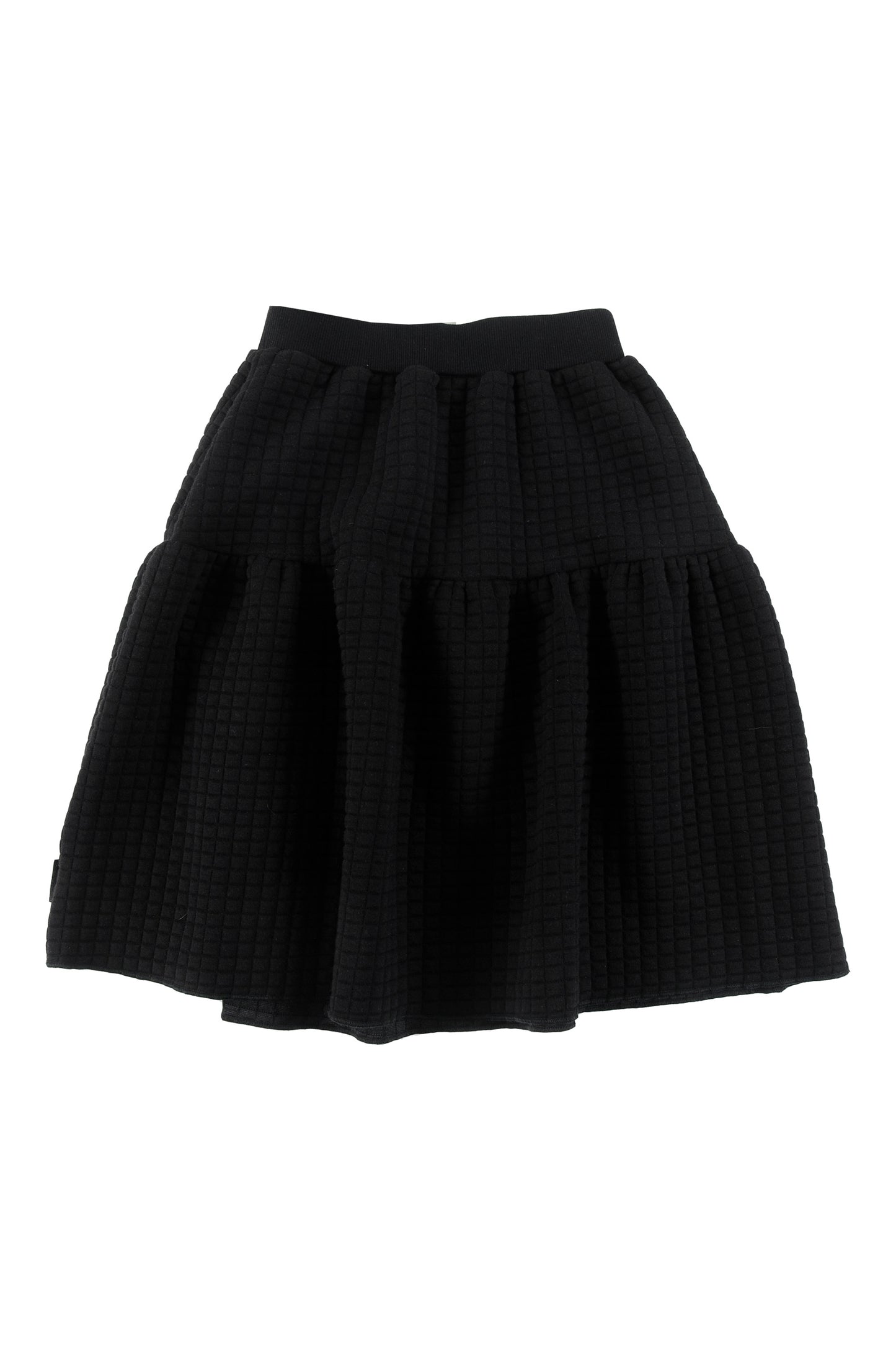 LOUD BLACK QUILTED SKIRT