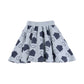 LOUD LIGHT BLUE HOUSE PRINT SKIRT