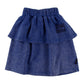 LOUD ROYAL BLUE RUFFLE SKIRT