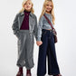 TWINSET GREY KNIT BUTTON CARDIGAN