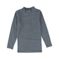 FARREN + ME GRANITE BLUE MOCK NECK TSHIRT [Final Sale]