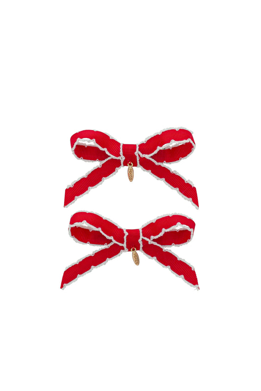 PROJECT 6 RED STITCHED CLIPS [FINAL SALE]