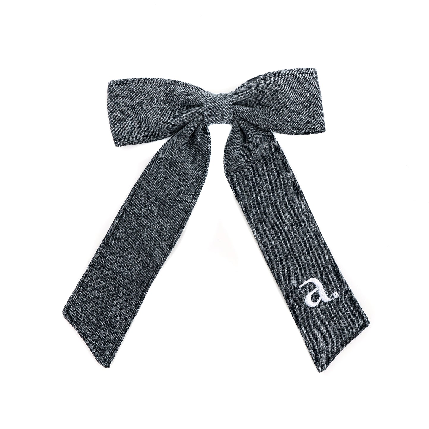 ARCHI GREY DENIM BOW [FINAL SALE]