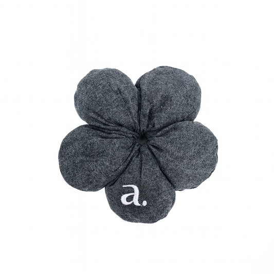 ARCHI GREY DENIM SCRUNCHIE [FINAL SALE]