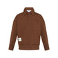 HEVEN CHILD BROWN POLO SWEATSHIRT