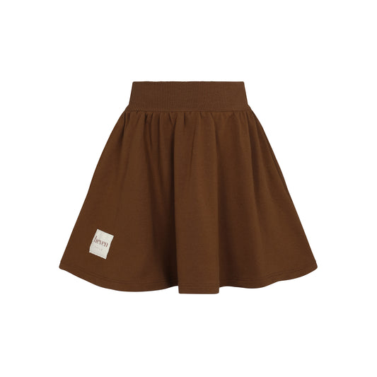 HEVEN CHILD BROWN SEAM SKIRT