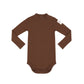 HEVEN CHILD BROWN TURTLE NECK ONESIE