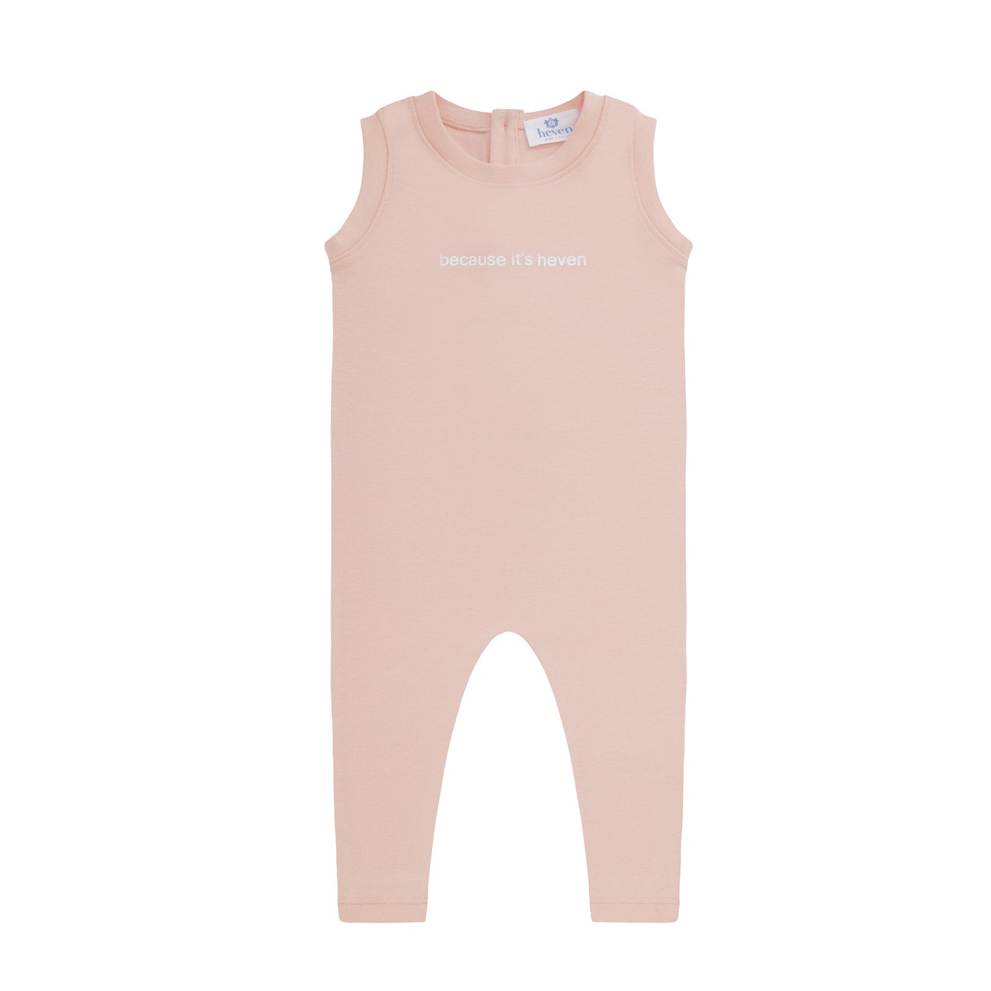 HEVEN CHILD PINK WORDED ROMPER