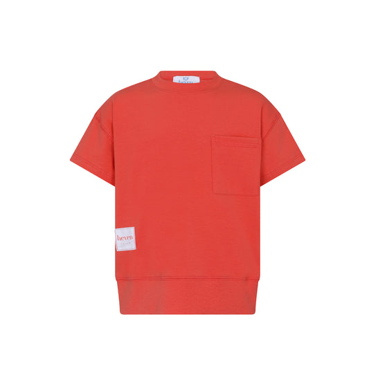 HEVEN CHILD ORANGE TAG POCKET SS TSHIRT