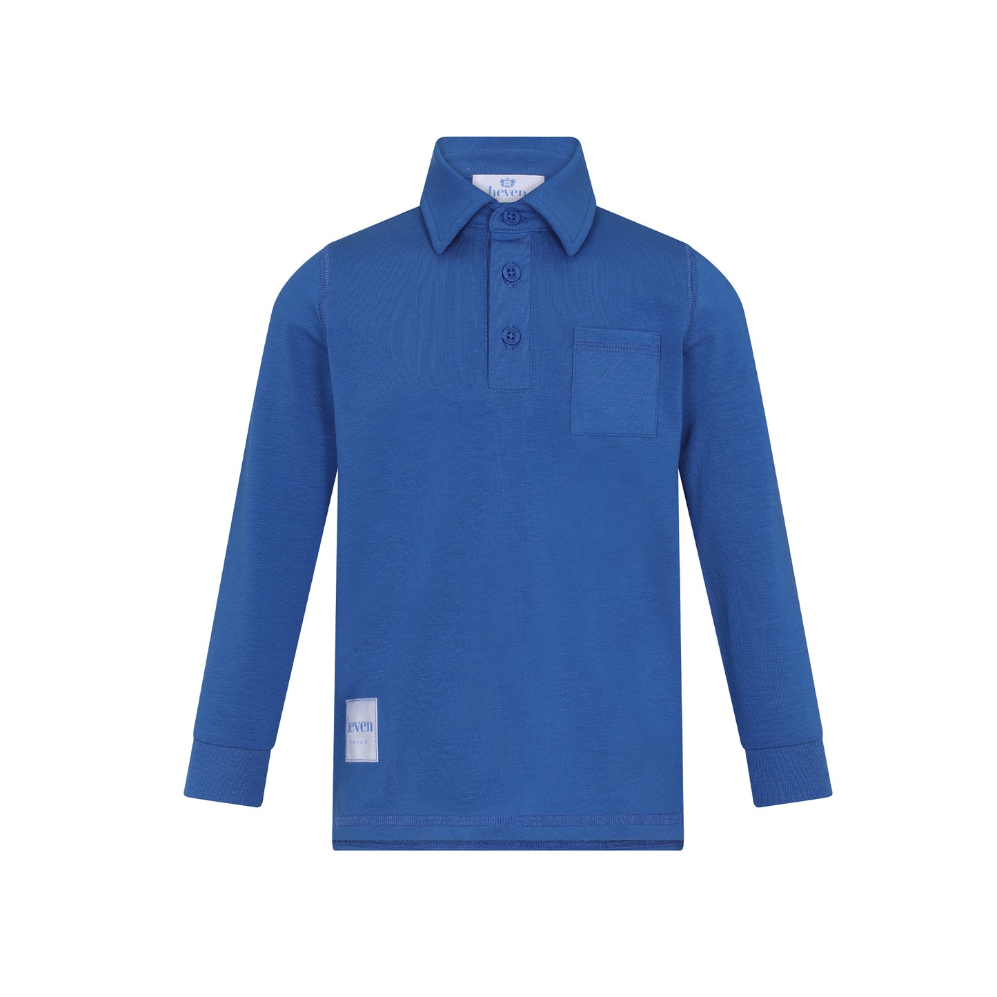 HEVEN CHILD BLUE TAG LS POLO