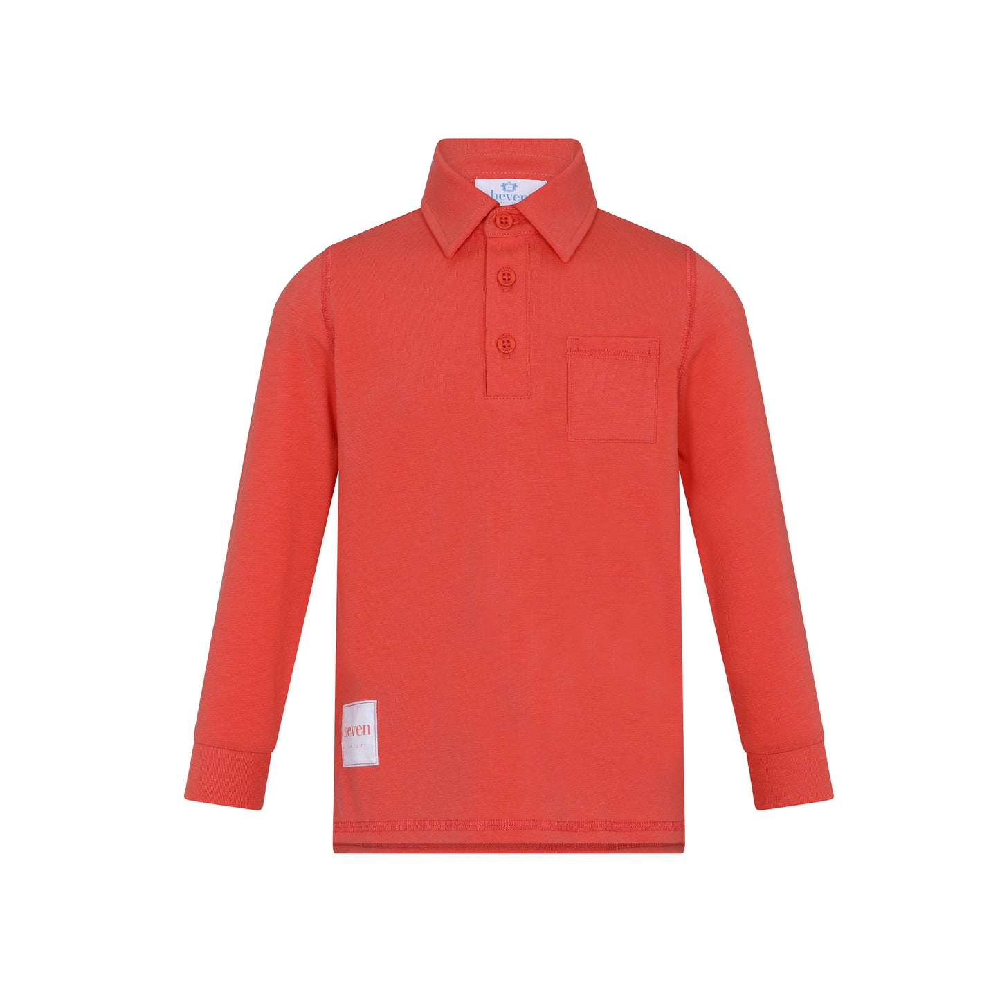 HEVEN CHILD ORANGE TAG LS POLO [FINAL SALE]