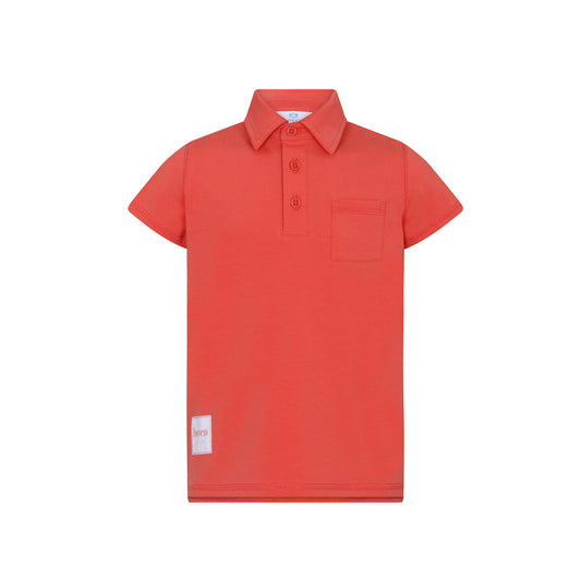 HEVEN CHILD ORANGE TAG SS POLO