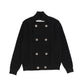 HARPER JAMES BLACK DOUBLE BREASTED CARDIGAN [Final Sale]