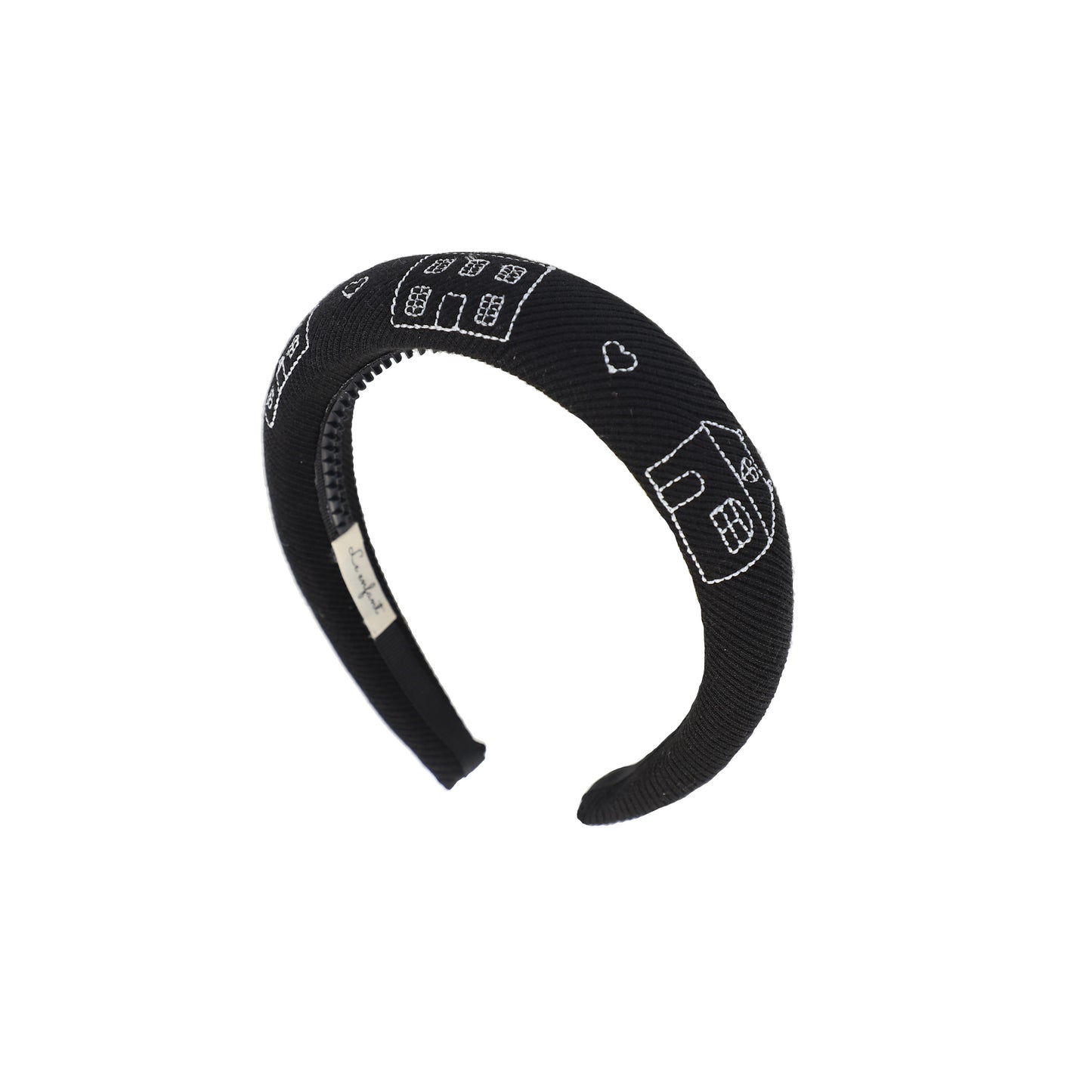 LE ENFANT BLACK TOILE PRINT HEADBAND [FINAL SALE]