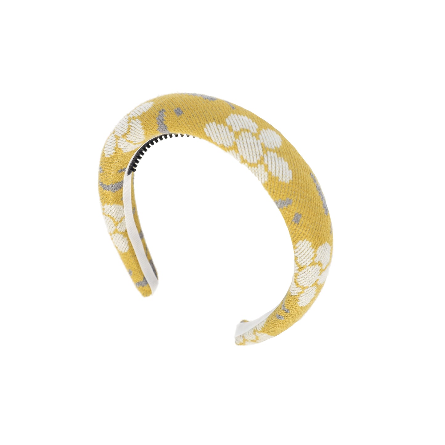 LE ENFANT MUSTARD FLORAL PRINT HEADBAND [FINAL SALE]