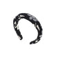 LE ENFANT BLACK FLORAL PRINT HEADBAND [FINAL SALE]