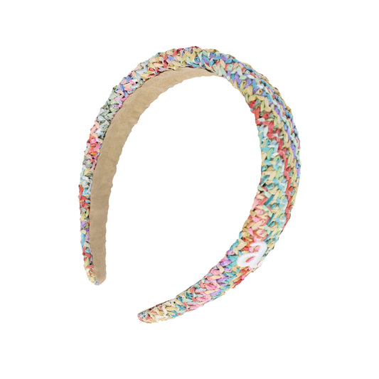 ARCHI MULTI COLOR TWEED HEADBAND [FINAL SALE]