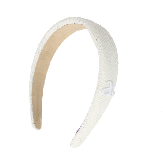 ARCHI WHITE TWEED HEADBAND [FINAL SALE]