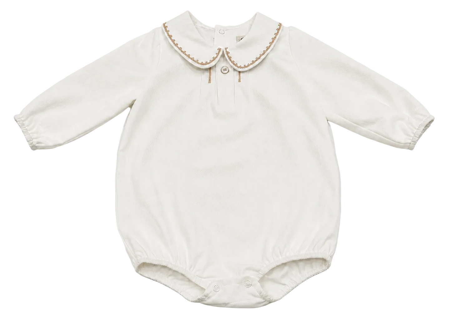 MADELEINE WHITE/STONE EMBROIDERED COLLAR SET