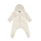 1 + IN THE FAMILY ECRU BUTTON DOWN JUMPSUIT