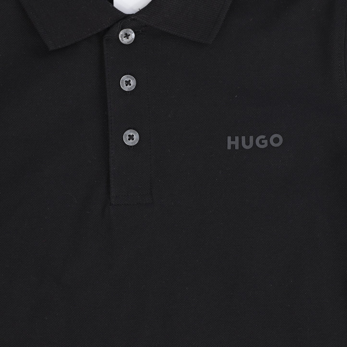 HUGO BLACK SS POLO T-SHIRT