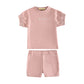 RETRO KID PINK LOGO SHORTS SET