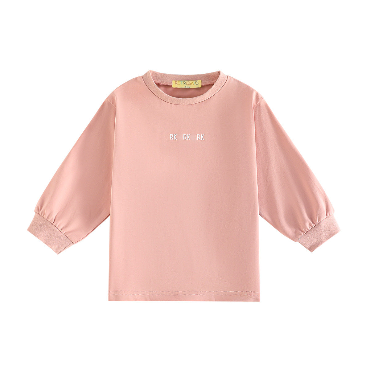 RETRO KID PINK LOGO LS T-SHIRT