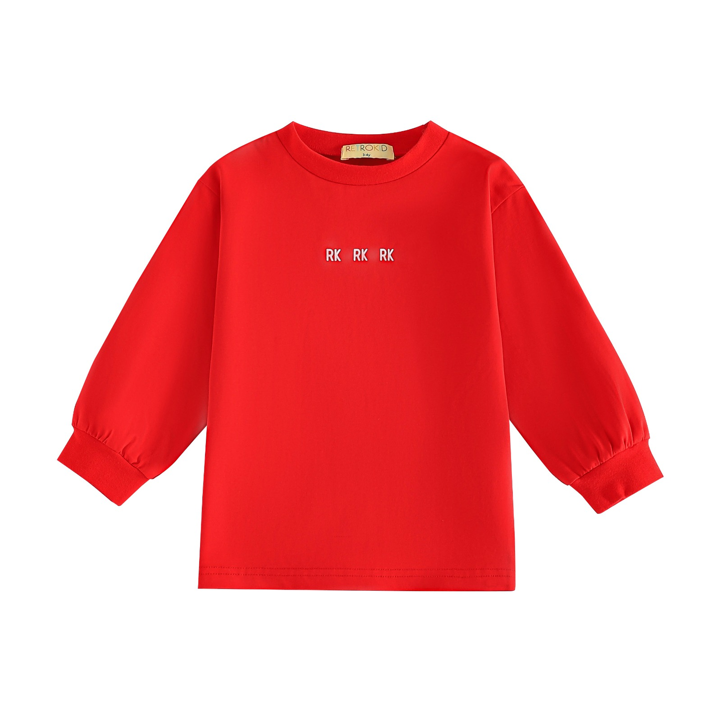 RETRO KID RED LOGO LS T-SHIRT