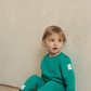 HEVEN CHILD GREEN SWEATSHIRT SET