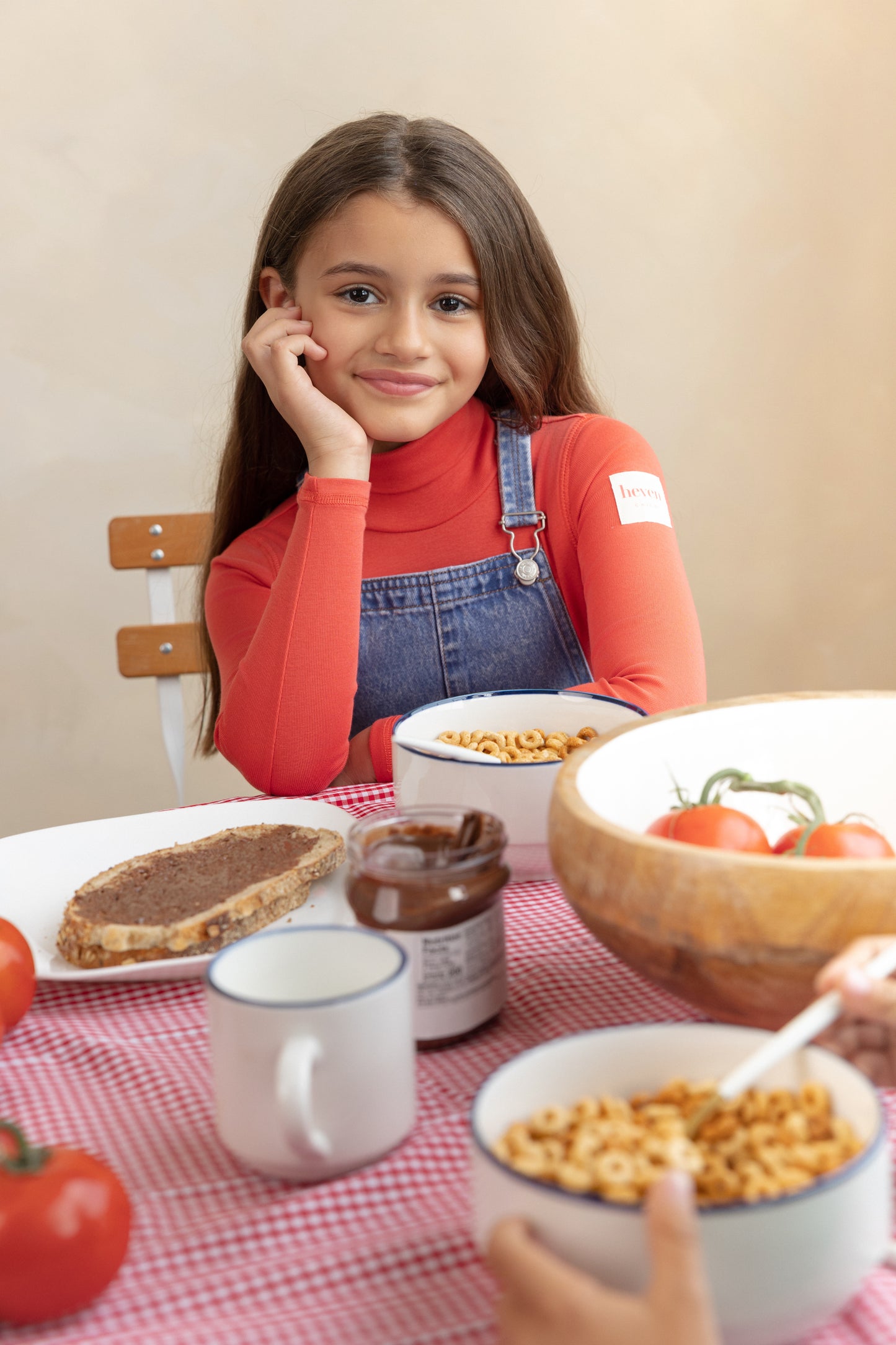 HEVEN CHILD PINK TURTLE NECK