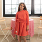 HEVEN CHILD PINK SEAM SWEATSHIRT