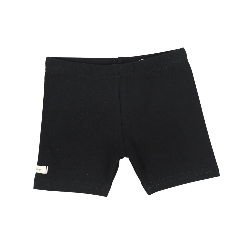 LIL LEGS BLACK BIKER SHORTS