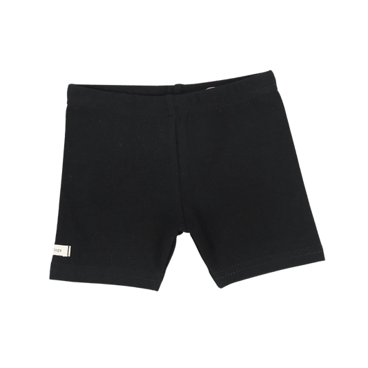 LIL LEGS BLACK BIKER SHORTS