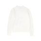VALENTINA IVORY POINTELLE FLOWER EMBROIDERED SWEATER