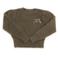 COTTIER BROWN RIBBON SWEATER