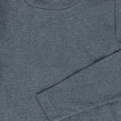 FARREN + ME GRANITE BLUE MOCK NECK TSHIRT [Final Sale]