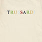 TRUSSARDI ECRU LOGO TSHIRT
