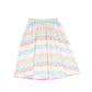 JOHN RICHMOND MULTI COLOR LOGO FLARE SKIRT