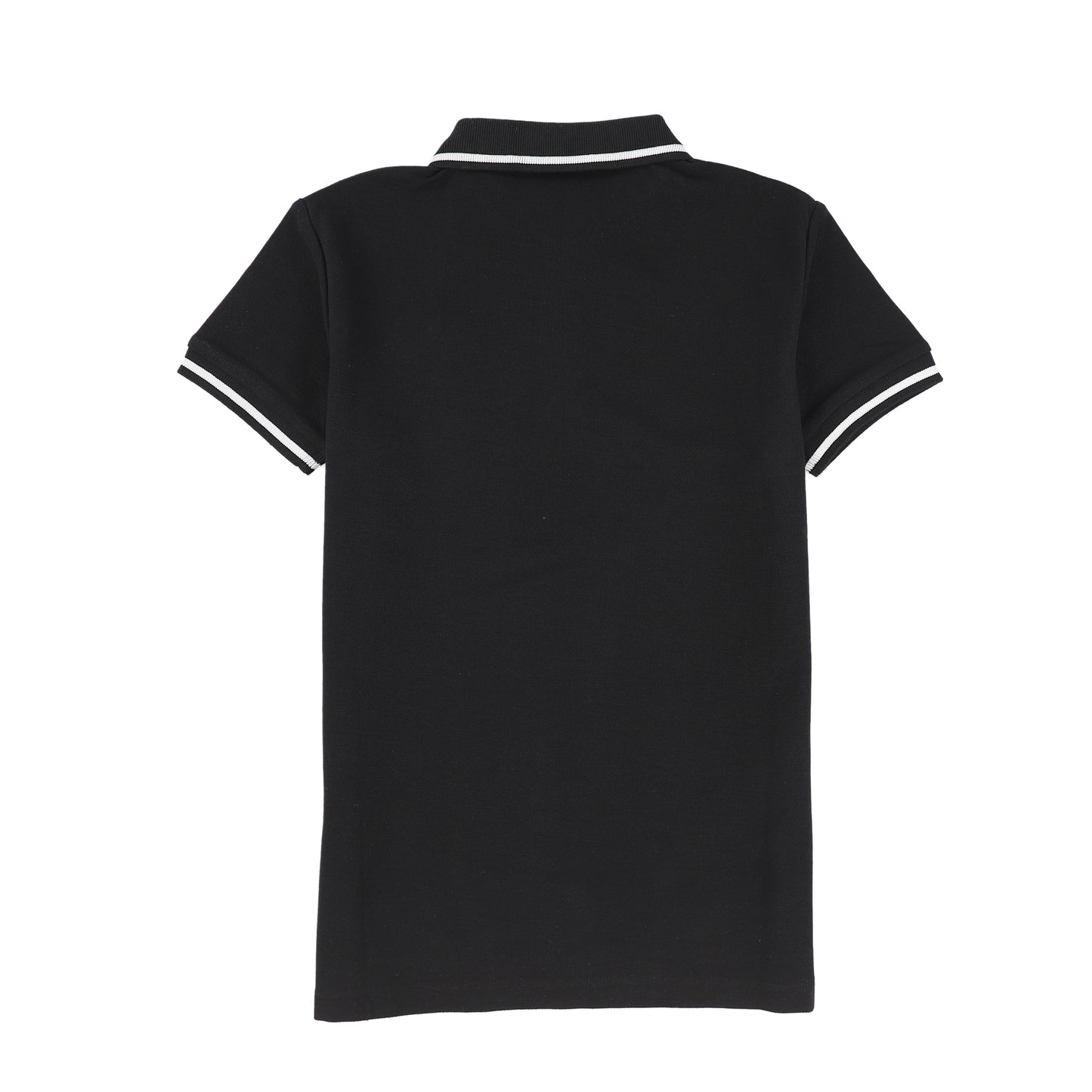 JOHN RICHMOND BLACK/WHITE LOGO POLO