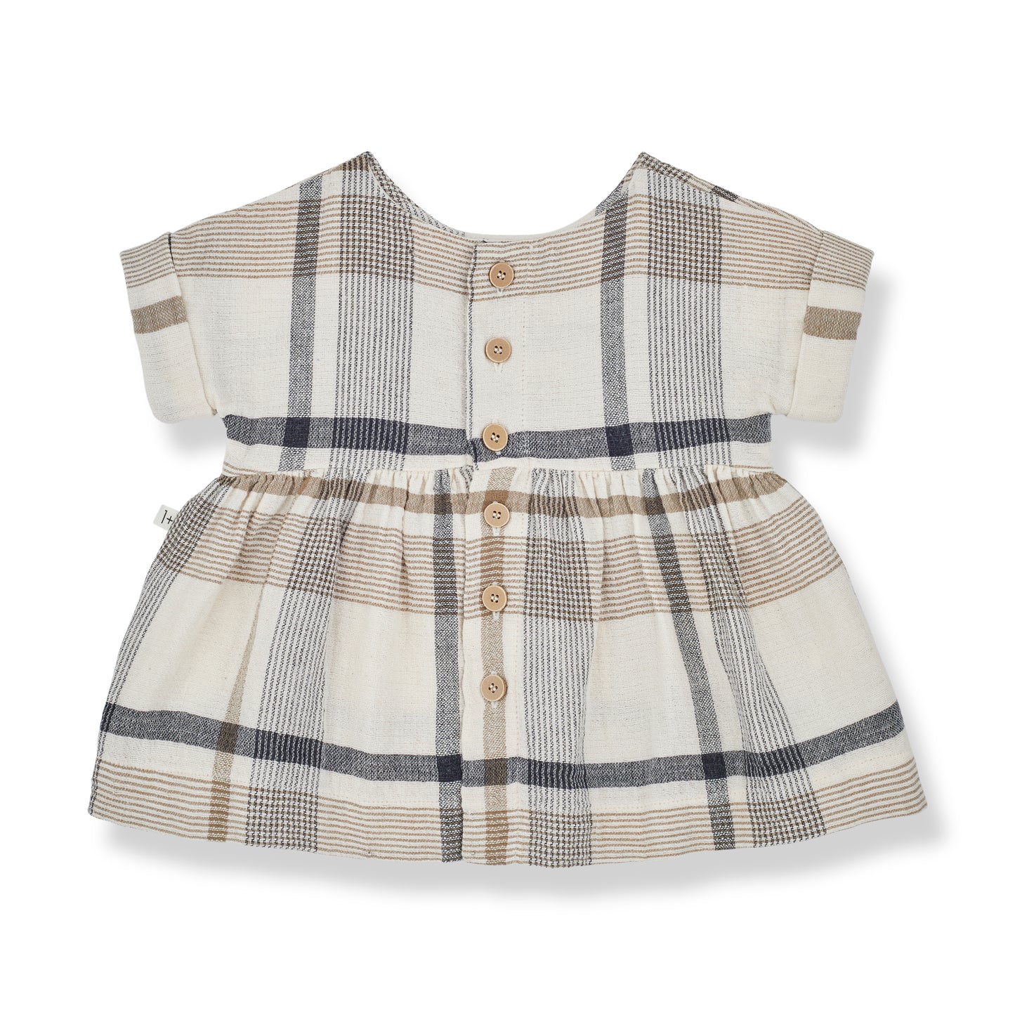 1 + IN THE FAMILY BROWN PLAID SS DRESS [FINAL SALE]