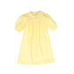 JOUET YELLOW CROCHET PETER PAN COLLAR GOWN