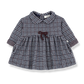 1+ IN THE FAMILY NAVY CHECKED COLLAR DRESS