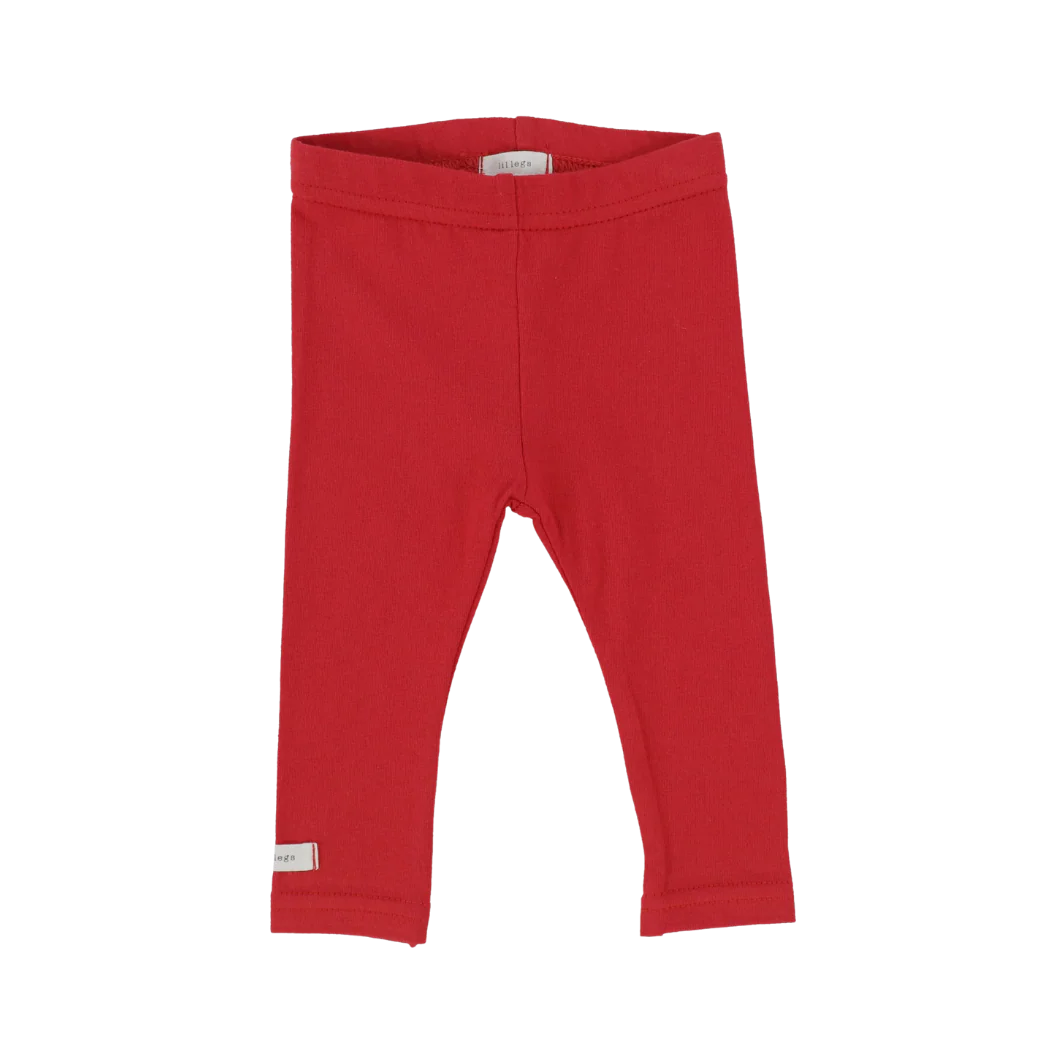 LIL LEGS RED LEGGINGS