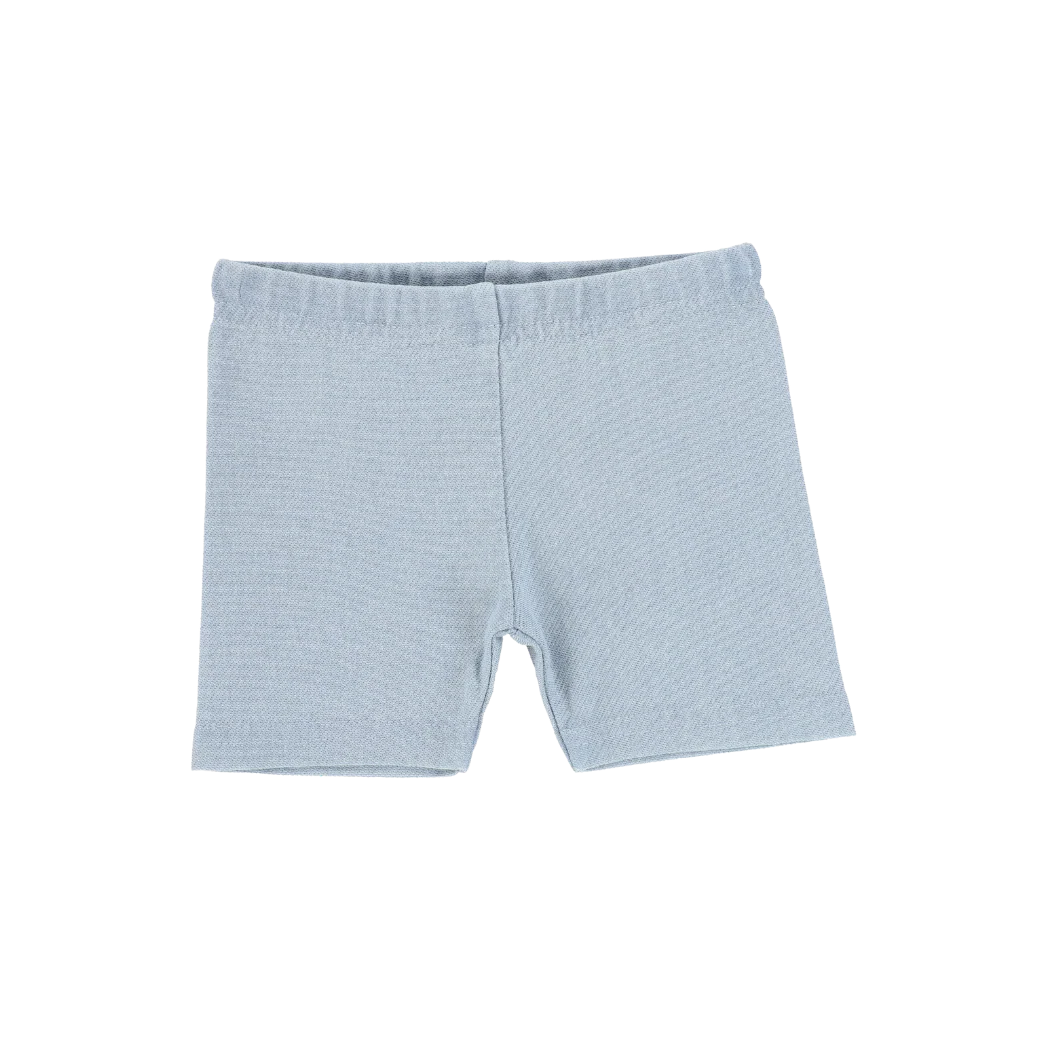 LIL LEGS CHAMBRAY BIKER SHORTS