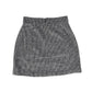 RYLEE + CRU BLACK HOUNDSTOOTH BUTTON SKIRT [Final Sale]