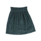 A MONDAY IN COPENHAGEN GREEN CORDUROY BUTTON SKIRT [Final Sale]