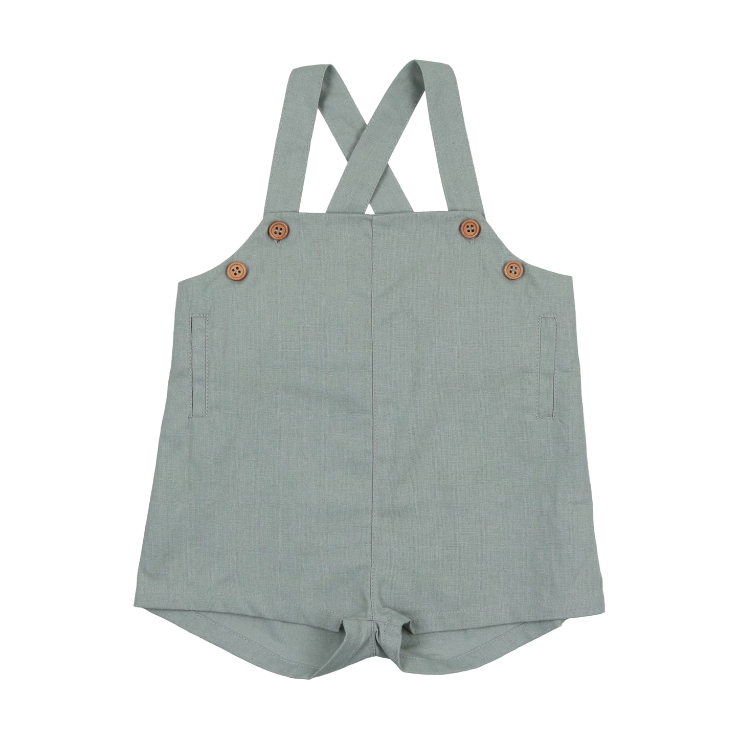 KIN AND KIN BLUE SUSPENDER SHORTS [FINAL SALE]