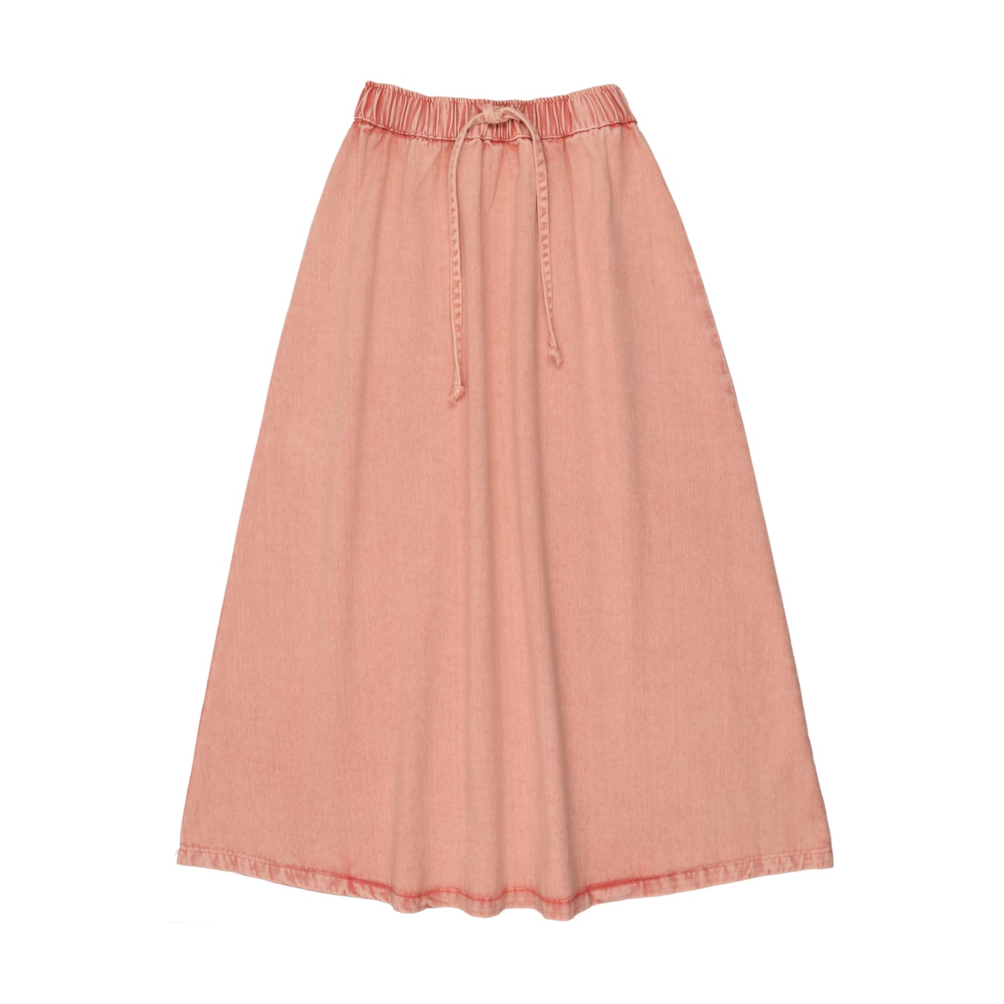 KIN & KIN PINK DENIM DRAWSTRING SKIRT