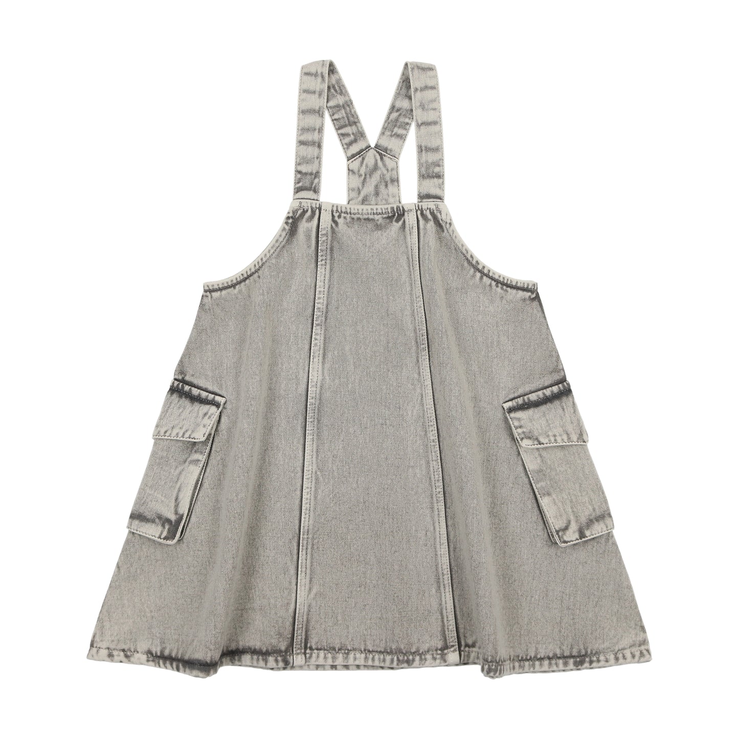 KIN & KIN GREY DENIM POCKET JUMPER